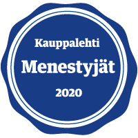 Kauppalehti Menestyjät 2020 - Kauppalehti Kasvuyritys 2020 - Varangi Oy : Eventium, KurssitNyt, Ratekoulutus, WebAkatemia, Valmennuskortti