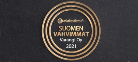 Suomen vahvimmat - Asiakastieto.fi - Varangi Oy : Eventium, KurssitNyt, Ratekoulutus, WebAkatemia, Valmennuskortti - Laaja kurssivalikoima